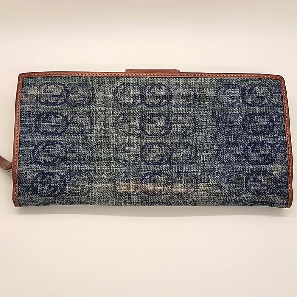 GUCCI DENIM TOTE AND LONG WALLET BUNDLE - Picture 16 of 16